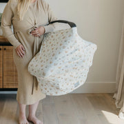 Copper Pearl - Multi Use Cover - Car Seat Cover Canopy and Nursing Cover Stretchy Baby & Toddler Wilder