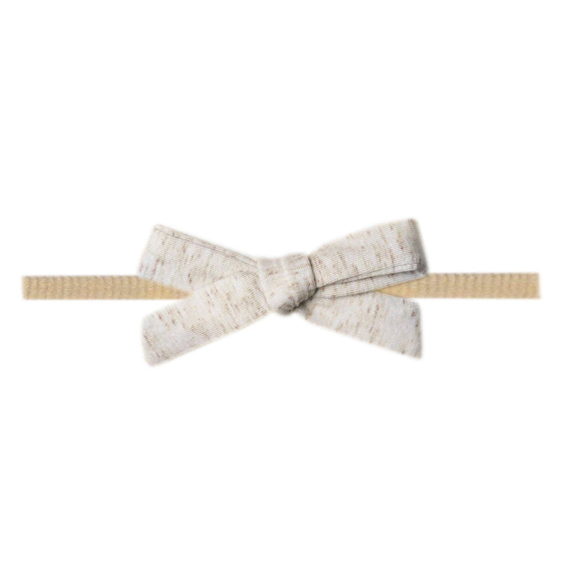 Copper Pearl - Oat Ribbon Nylon Bow Apparel & Accessories