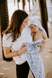 Copper Pearl - Premium Knit Hooded Towel Mother & Baby Wilder