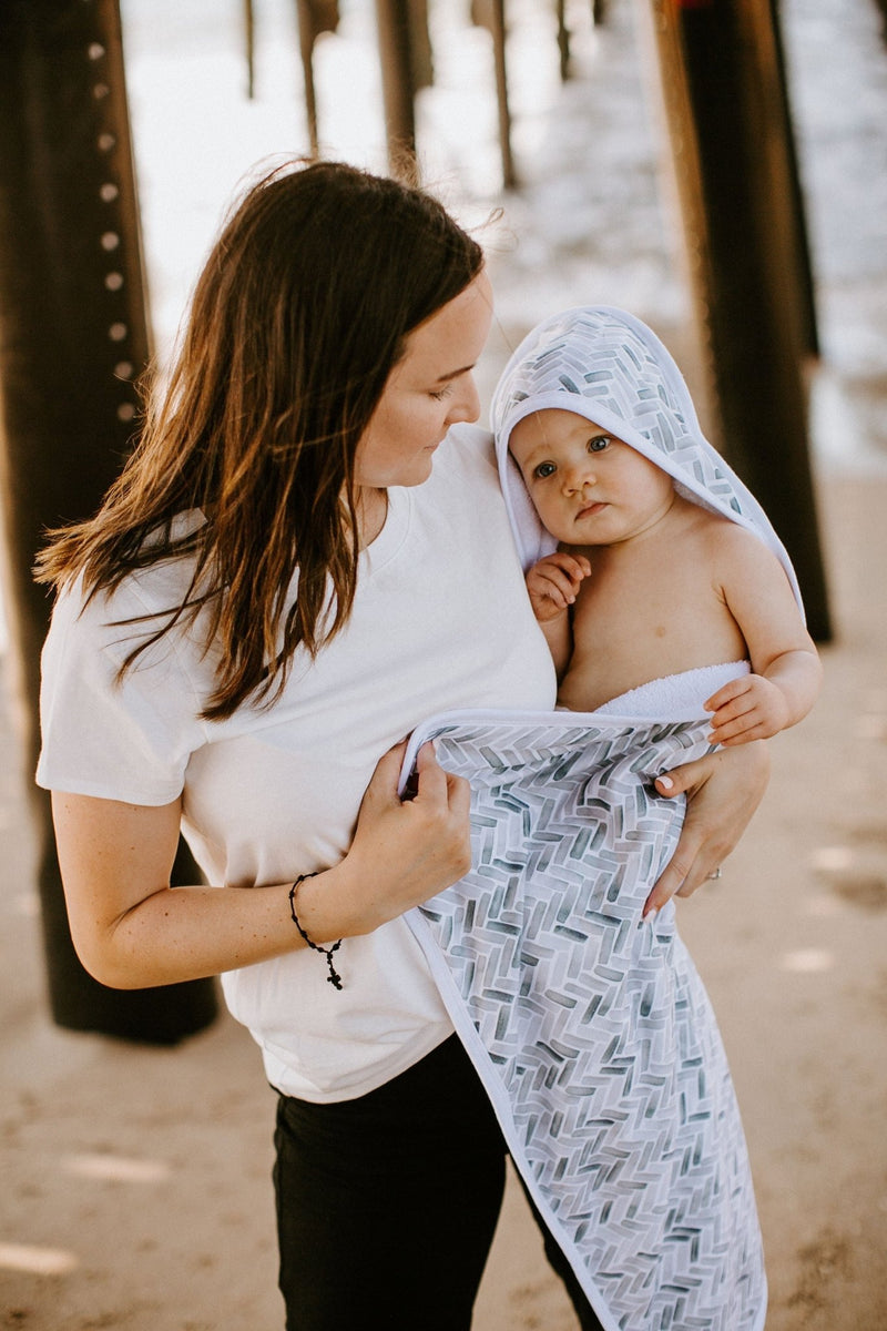 Copper Pearl - Premium Knit Hooded Towel Mother & Baby Wilder
