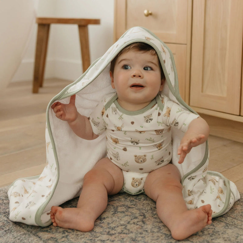 Copper Pearl - Premium Knit Hooded Towel Mother & Baby Wilder
