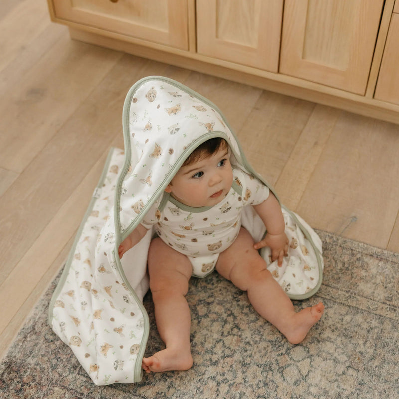 Copper Pearl - Premium Knit Hooded Towel Mother & Baby Wilder