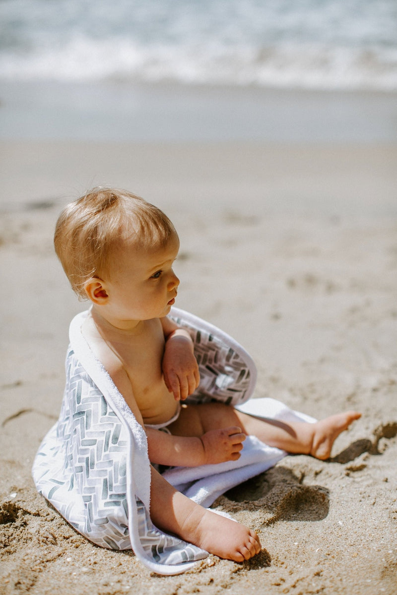 Copper Pearl - Premium Knit Hooded Towel Mother & Baby Wilder