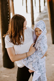 Copper Pearl - Premium Knit Hooded Towel Mother & Baby Wilder