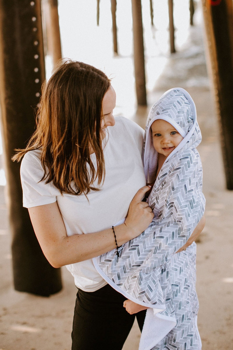 Copper Pearl - Premium Knit Hooded Towel Mother & Baby Wilder