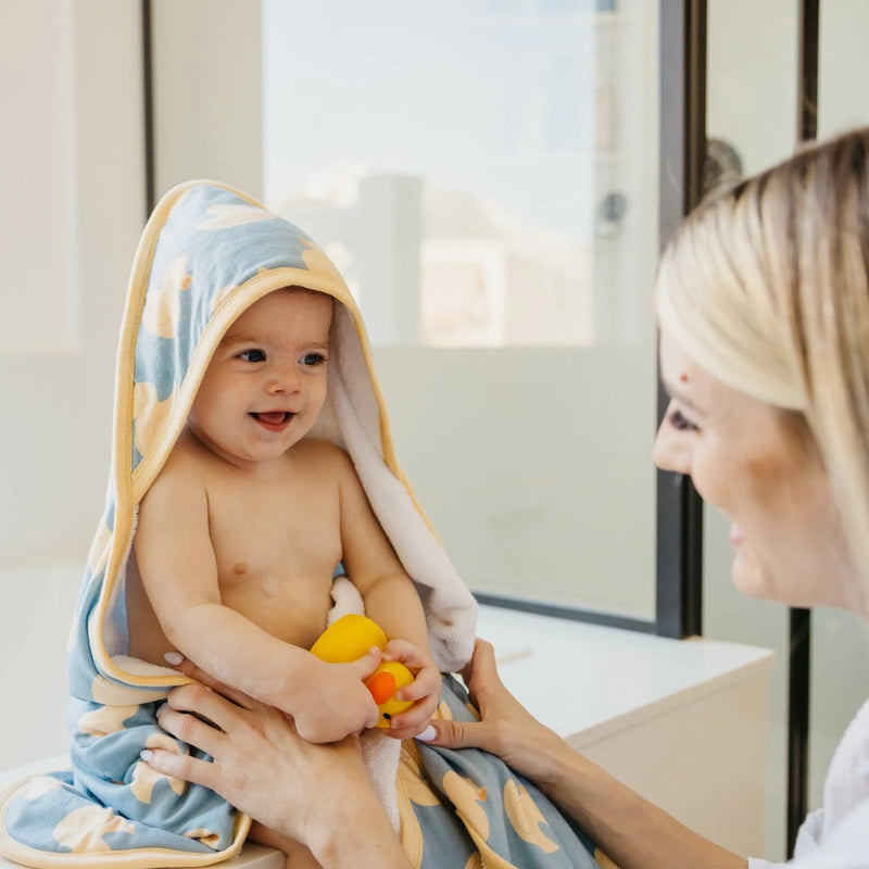 Copper Pearl - Premium Knit Hooded Towel Mother & Baby Wilder