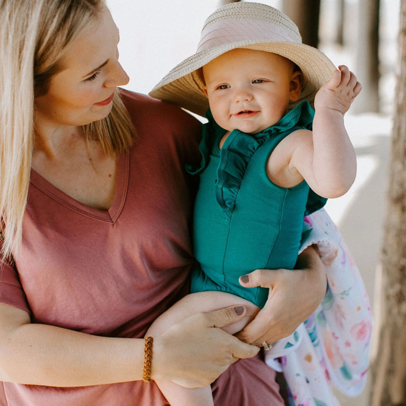 Copper Pearl - Premium Knit Hooded Towel Mother & Baby Wilder