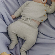 Copper Pearl - Ribbed Swaddle Blanket Baby & Toddler Periwinkle
