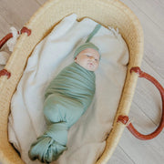 Copper Pearl - Ribbed Swaddle Blanket Baby & Toddler Periwinkle