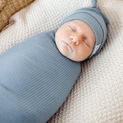 Copper Pearl - Ribbed Swaddle Blanket Mother & Baby Moonstone
