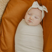 Copper Pearl - Ribbed Swaddle Blanket Mother & Baby Moonstone