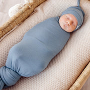 Copper Pearl - Ribbed Swaddle Blanket Mother & Baby Moonstone