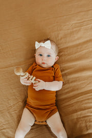 Copper Pearl - Short Sleeve Bodysuit Apparel & Accessories Jo