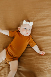 Copper Pearl - Short Sleeve Bodysuit Apparel & Accessories Jo