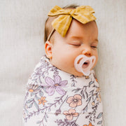 Copper Pearl - Swaddle Blanket Baby & Toddler Floral Flora