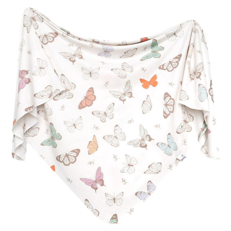 Copper Pearl - Swaddle Blanket Baby & Toddler Floral Luna