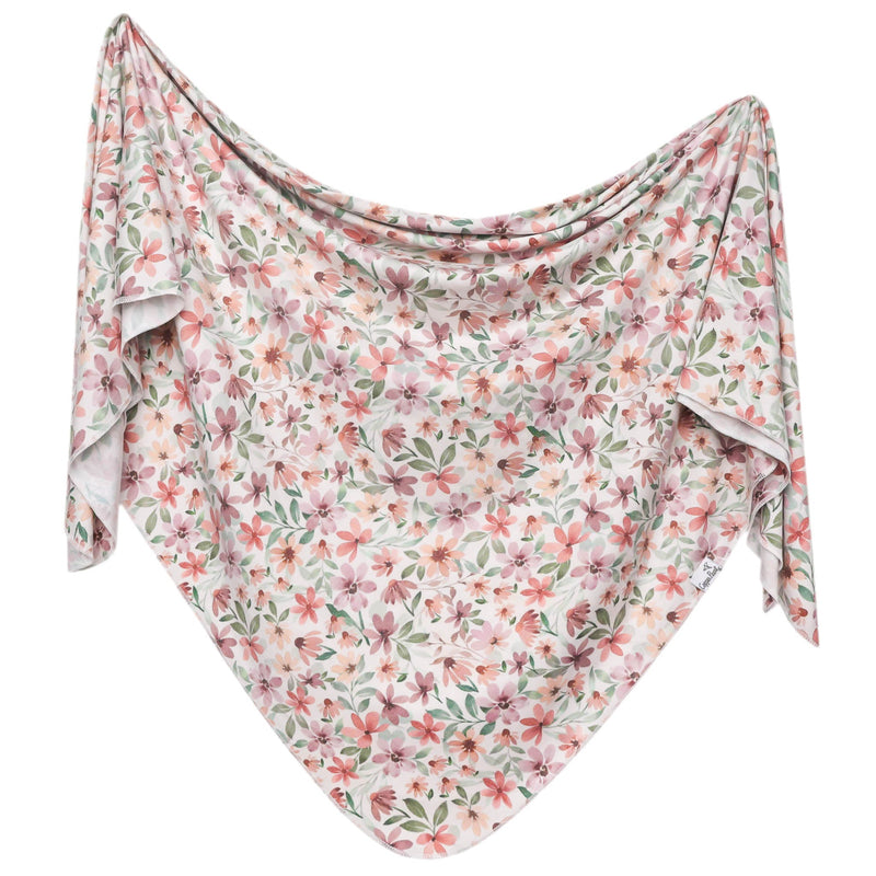 Copper Pearl - Swaddle Blanket Baby & Toddler Floral Natalie