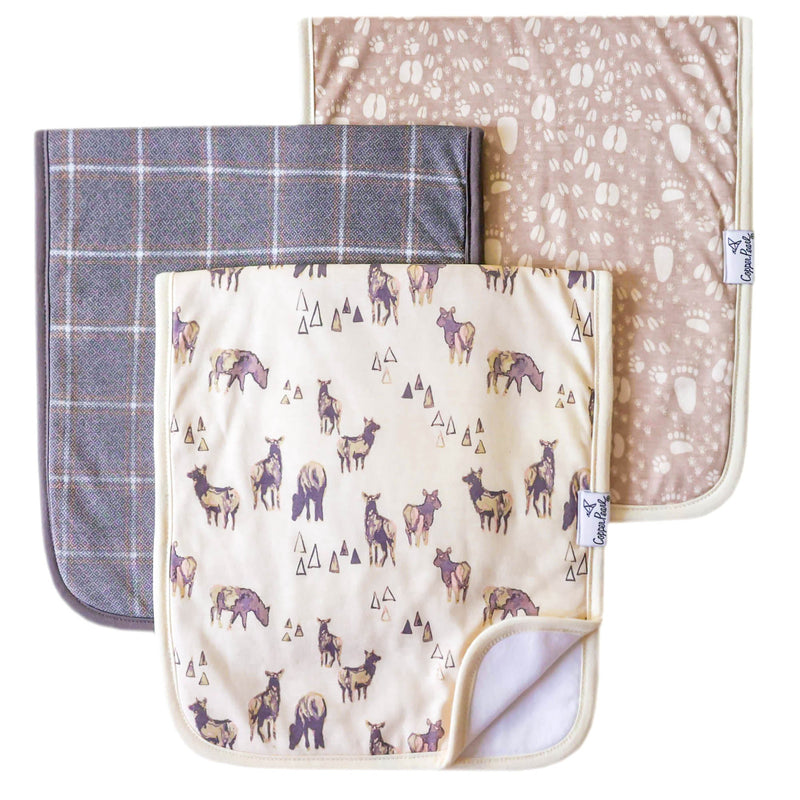 Copper Pearl - Timber Burp Cloth Mother & Baby