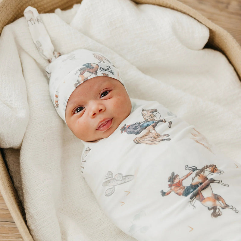 Copper Pearl - Top Knot Hat | 0 - 4 months Apparel & Accessories Adventure Boone