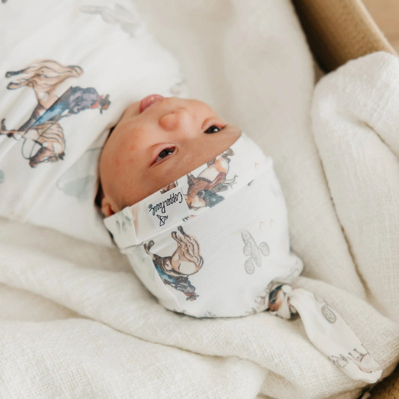Copper Pearl - Top Knot Hat | 0 - 4 months Apparel & Accessories Adventure Boone