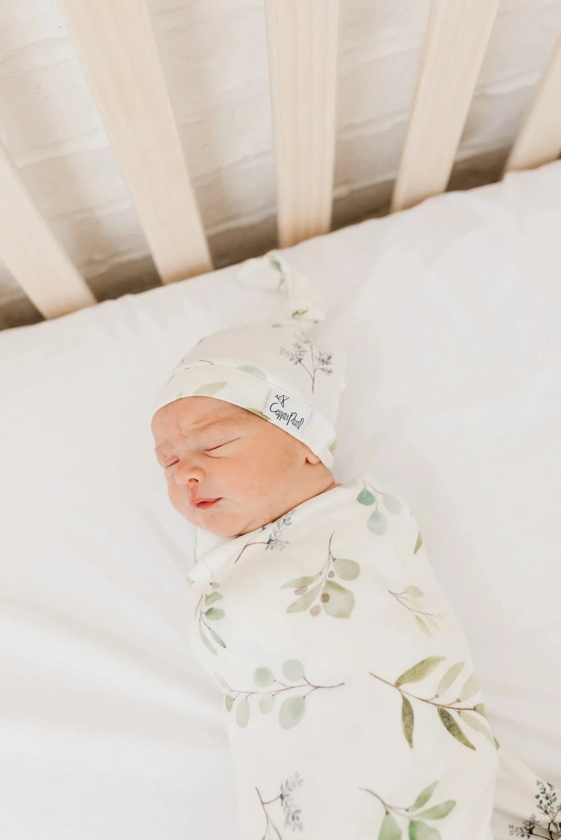 Copper Pearl - Top Knot Hat | 0 - 4 months Apparel & Accessories Core Haven