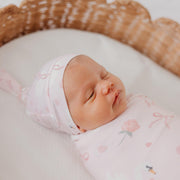 Copper Pearl - Top Knot Hat | 0 - 4 months Apparel & Accessories Floral Adelia