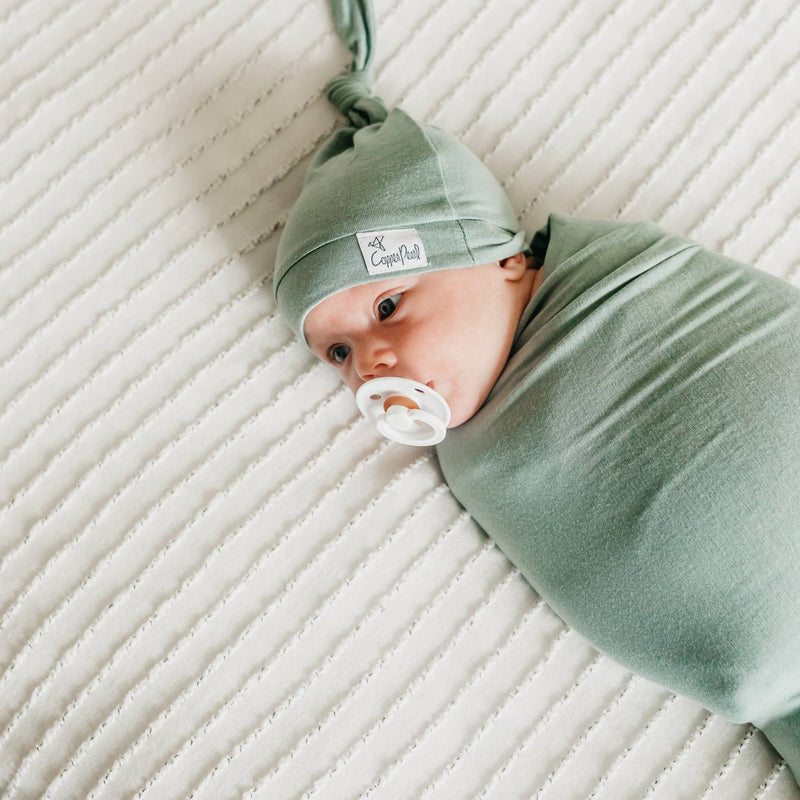 Copper Pearl - Top Knot Hat | 0 - 4 months Apparel & Accessories Floral Briar