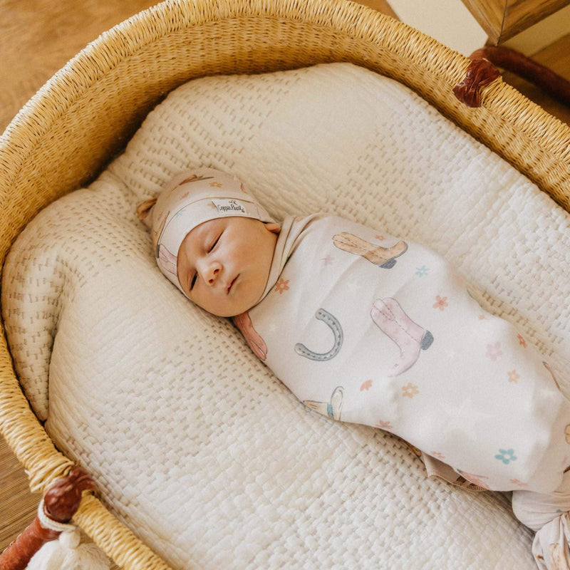 Copper Pearl - Top Knot Hat | 0 - 4 months Apparel & Accessories Floral Cheyenne