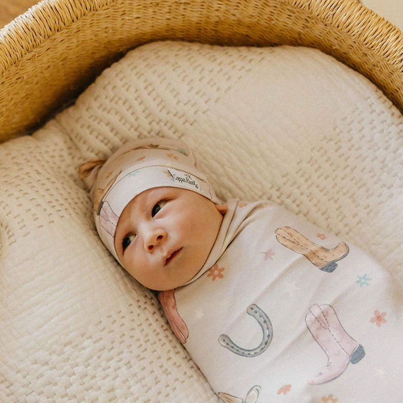 Copper Pearl - Top Knot Hat | 0 - 4 months Apparel & Accessories Floral Cheyenne