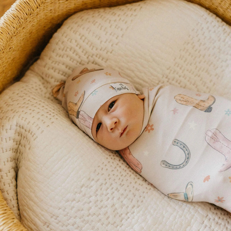 Copper Pearl - Top Knot Hat | 0 - 4 months Apparel & Accessories Floral Cheyenne