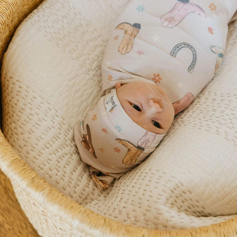 Copper Pearl - Top Knot Hat | 0 - 4 months Apparel & Accessories Floral Cheyenne