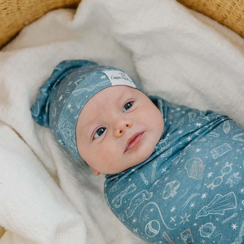 Copper Pearl - Top Knot Hat | 0 - 4 months Apparel & Accessories Licensed Hogwarts