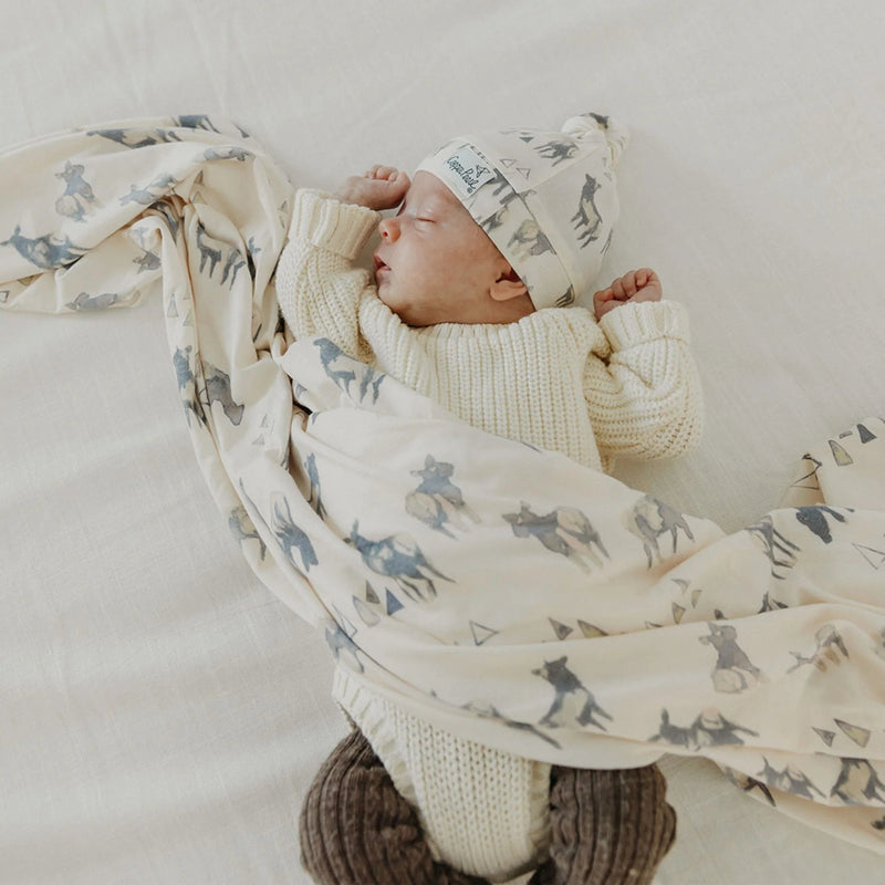 Copper Pearl - Top Knot Hat Apparel & Accessories 0 - 4 Months Scout