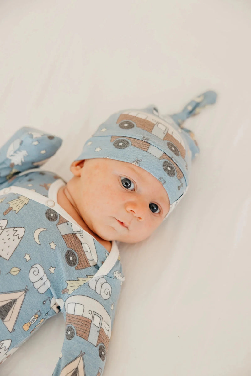 Copper Pearl - Top Knot Hat Apparel & Accessories 0 - 4 Months Scout