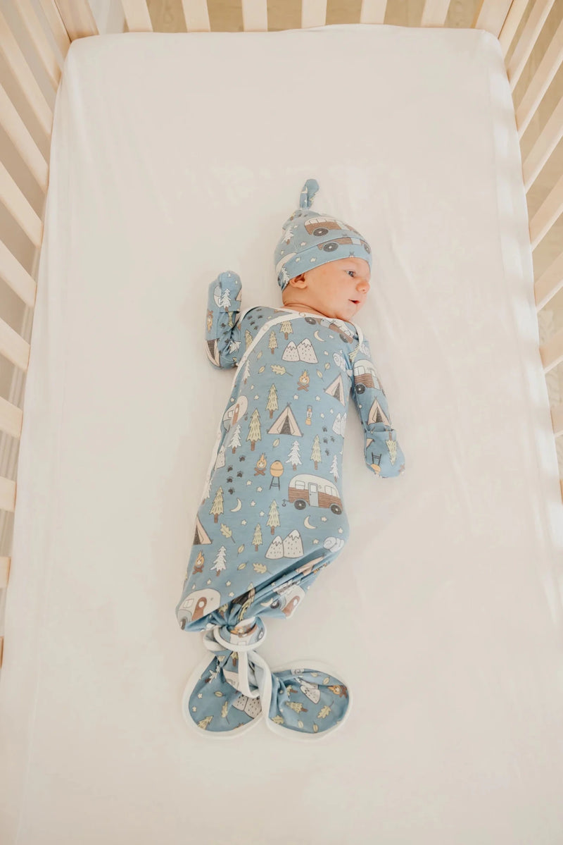 Copper Pearl - Top Knot Hat Apparel & Accessories 0 - 4 Months Scout