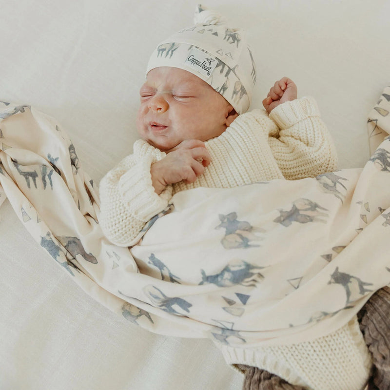 Copper Pearl - Top Knot Hat Apparel & Accessories 0 - 4 Months Scout