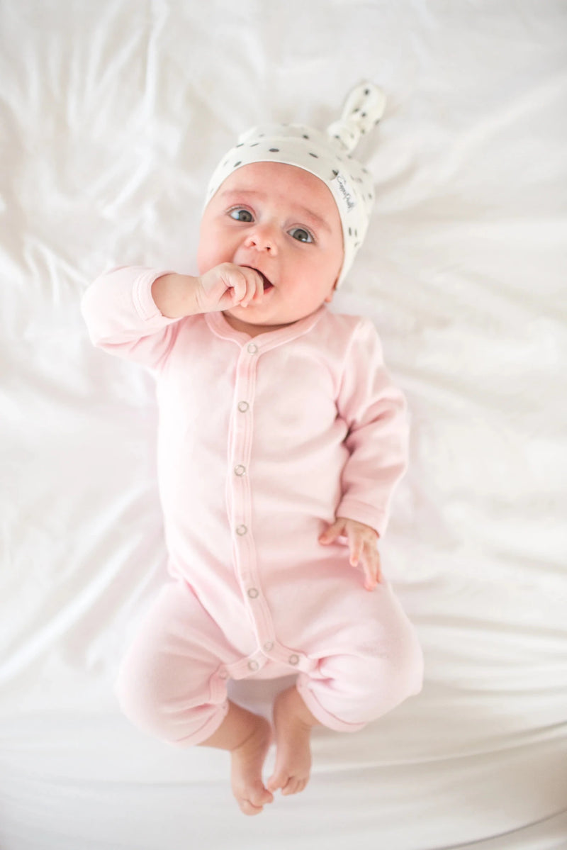 Copper Pearl - Top Knot Hat Apparel & Accessories 0 - 4 Months Willow