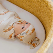 Copper Pearl - Top Knot Hat Apparel & Accessories newborn Swift