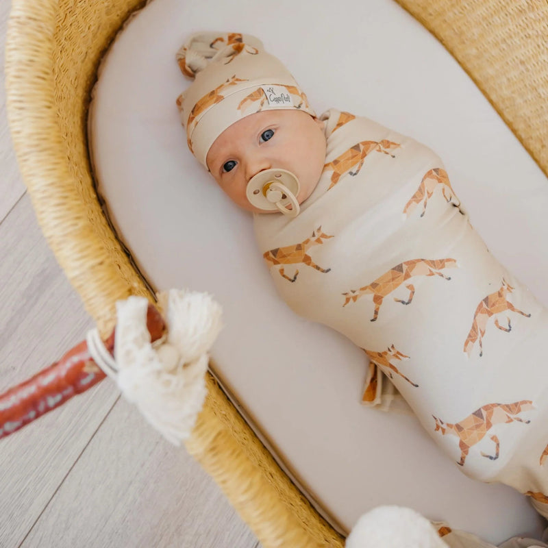 Copper Pearl - Top Knot Hat Apparel & Accessories newborn Swift