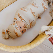 Copper Pearl - Top Knot Hat Apparel & Accessories newborn Swift