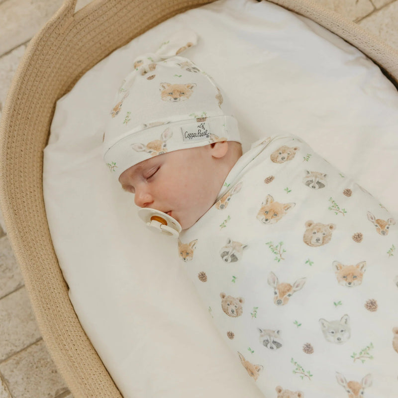 Copper Pearl - Top Knot Hat Apparel & Accessories newborn Wilder