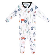 Copper Pearl - Zip - up Footie Pajama Mother & Baby Jo
