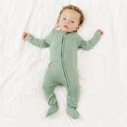 Copper Pearl - Zip - up Footie Pajama Mother & Baby Jo