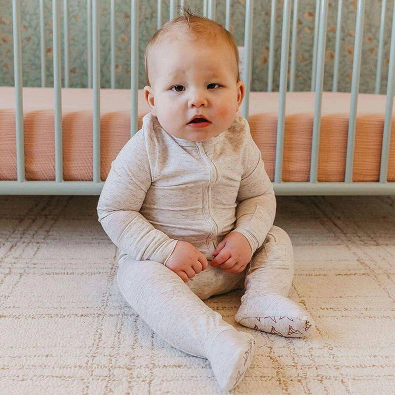 Copper Pearl - Zip - up Footie Pajama Mother & Baby Jo