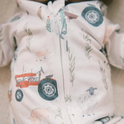 Copper Pearl - Zip - up Footie Pajama Mother & Baby Jo