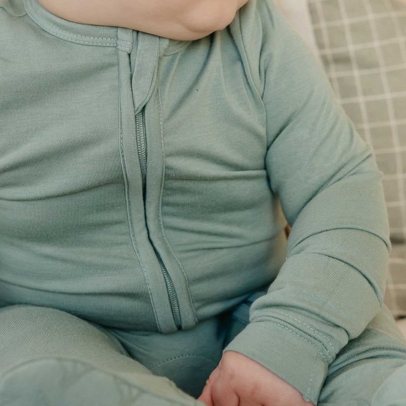 Copper Pearl - Zip - up Footie Pajama Mother & Baby Jo