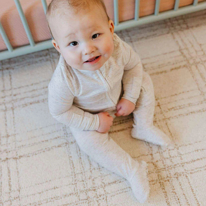 Copper Pearl - Zip - up Footie Pajama Mother & Baby Jo