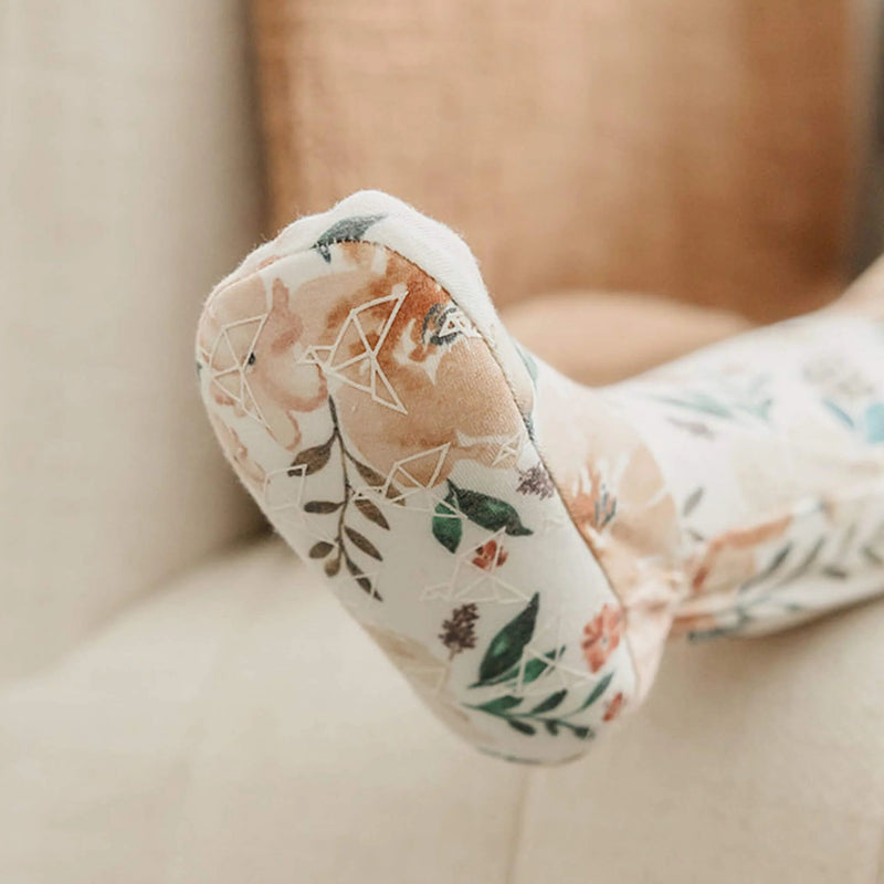 Copper Pearl - Zip - up Footie Pajama Mother & Baby Jo