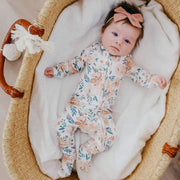 Copper Pearl - Zip - up Footie Pajama Mother & Baby Jo