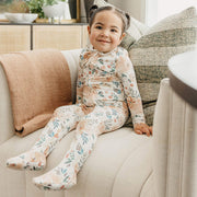 Copper Pearl - Zip - up Footie Pajama Mother & Baby Jo